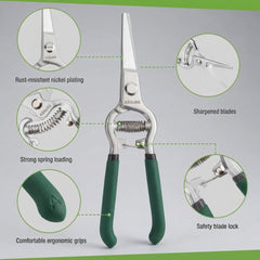 2-Piece Garden Pruning Shears Set