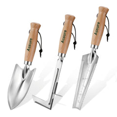 3-Piece Stainless Steel Garden Hand Tool Set
