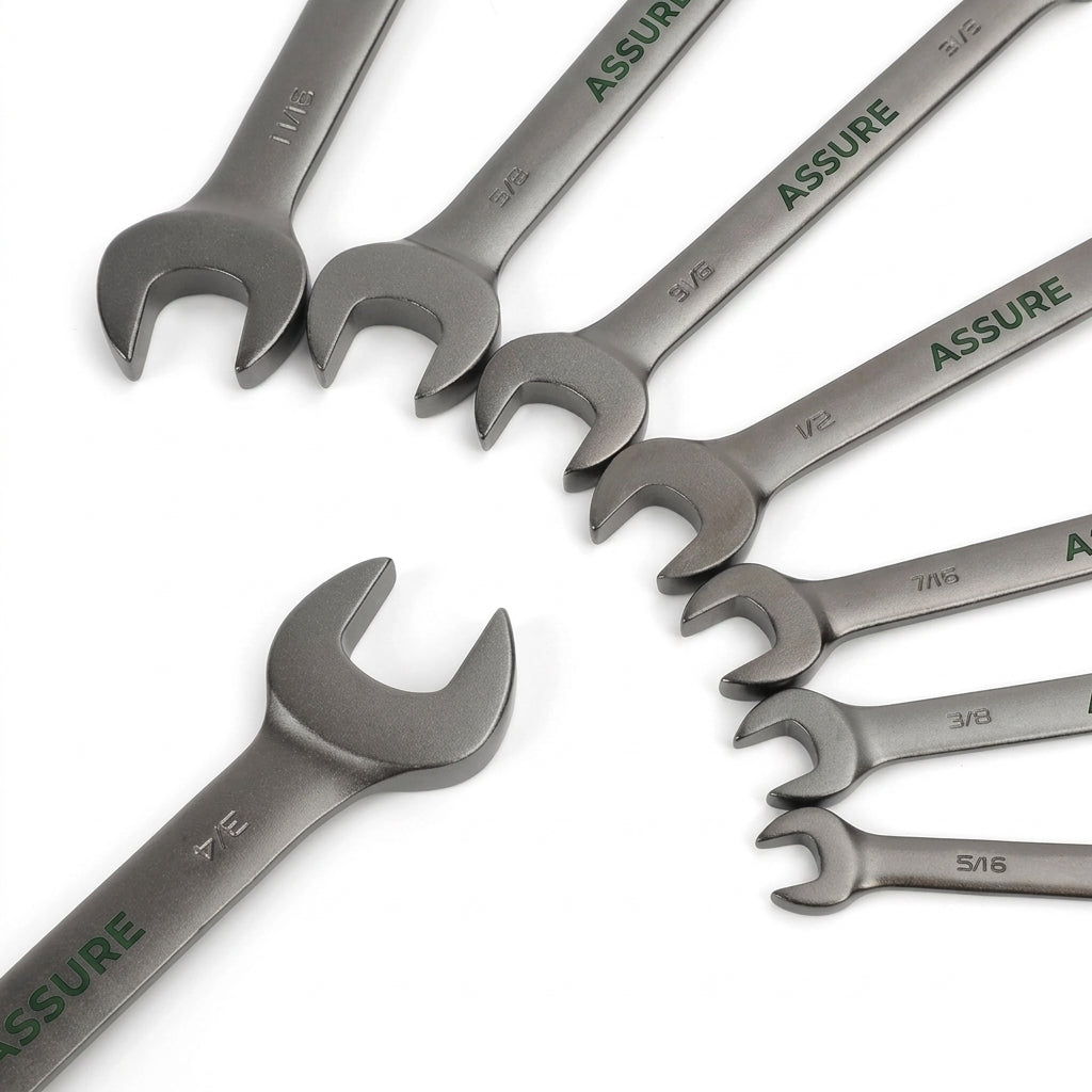 8-Piece Flex Head Ratcheting Combination Wrench Set