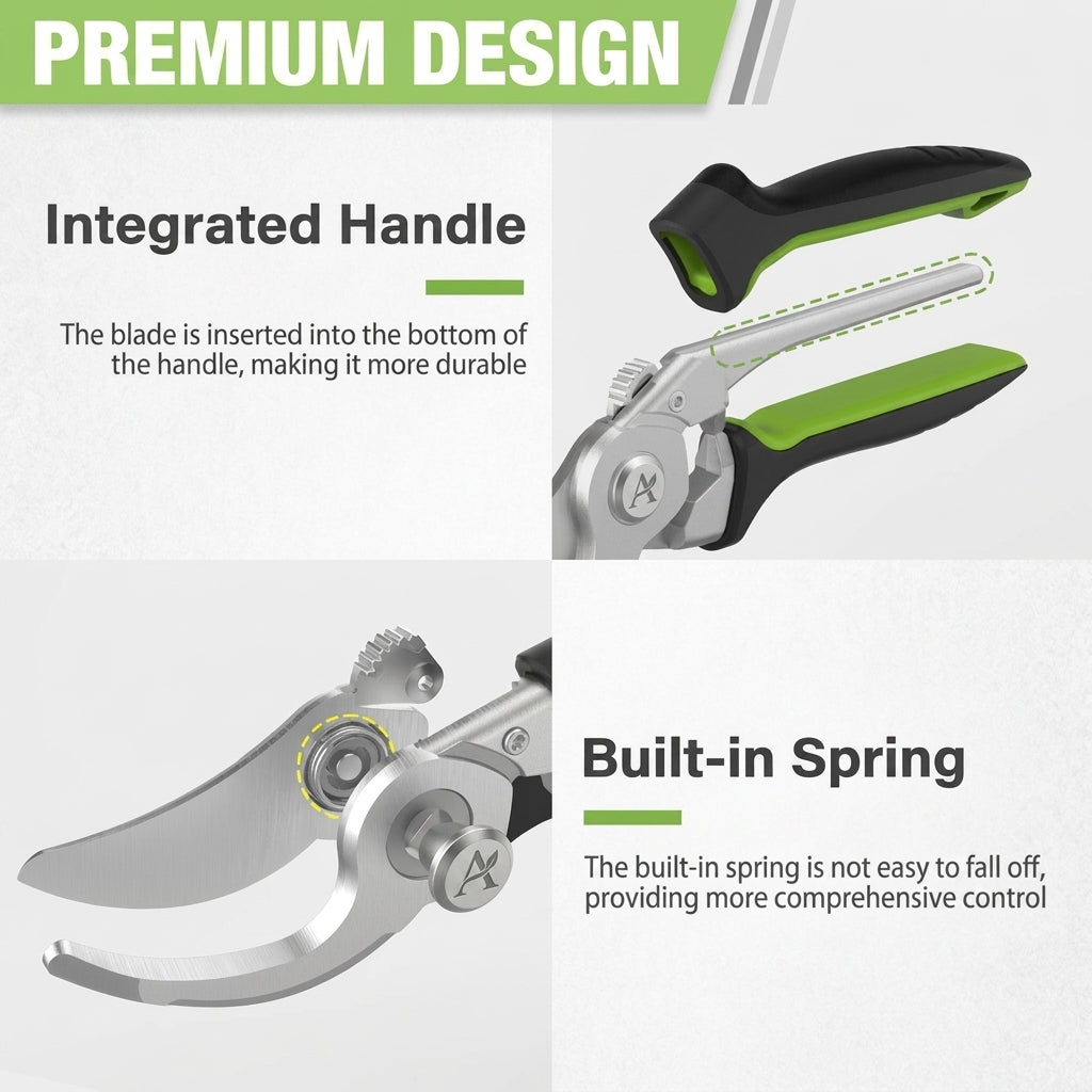 8.5-Inch CR-V Steel Bypass Pruning Shears