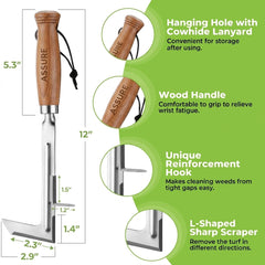 Stainless Steel Crack Weeder Garden Hand Tool