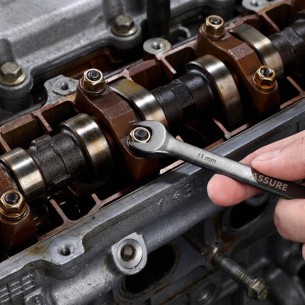 8-Piece Flex Head Ratcheting Combination Wrench Set