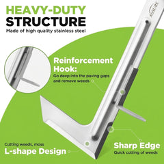 Stainless Steel Crack Weeder Garden Hand Tool